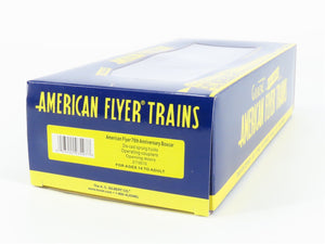 S Gauge Gilbert American Flyer 2119010 75th Anniversary Box Car #1946-2021