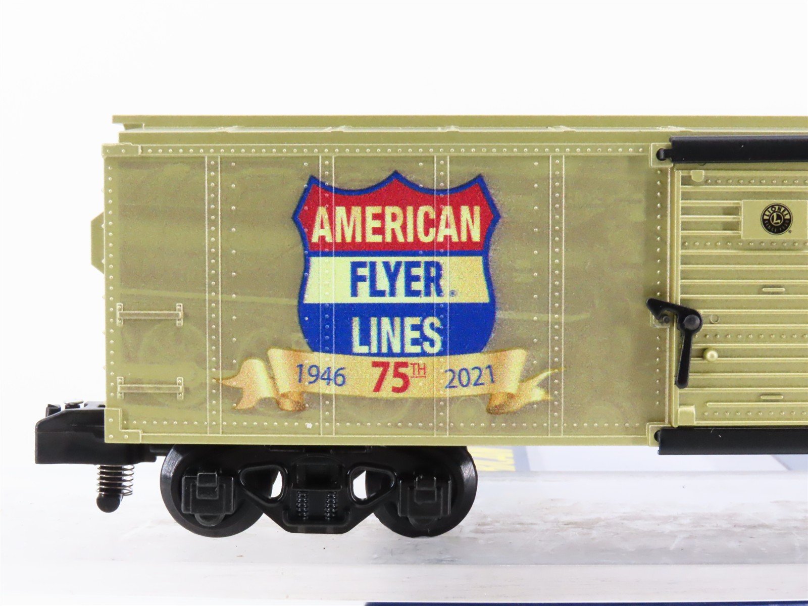 S Gauge Gilbert American Flyer 2119010 75th Anniversary Single Door Box Car