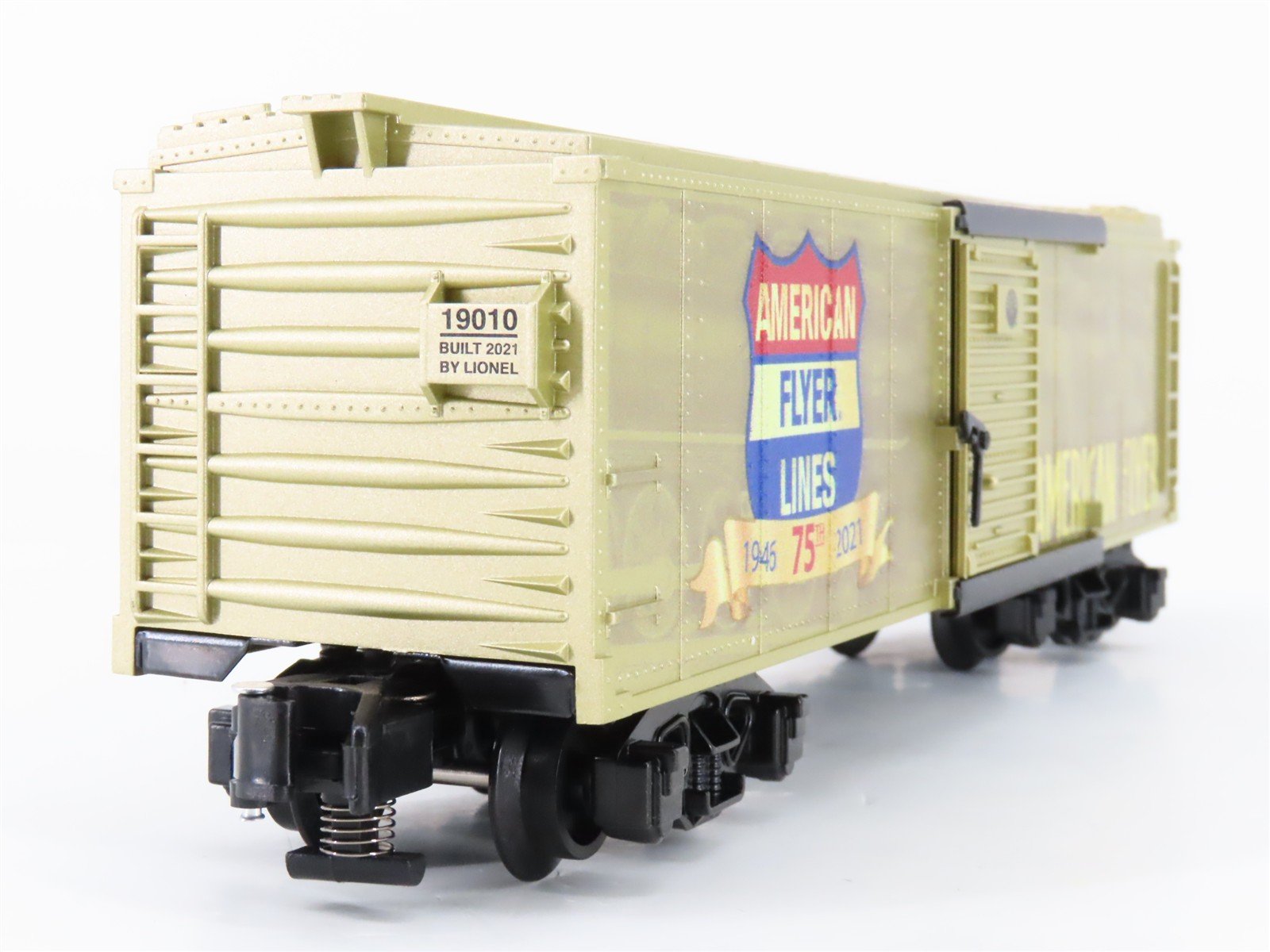S Gauge Gilbert American Flyer 2119010 75th Anniversary Single Door Box Car