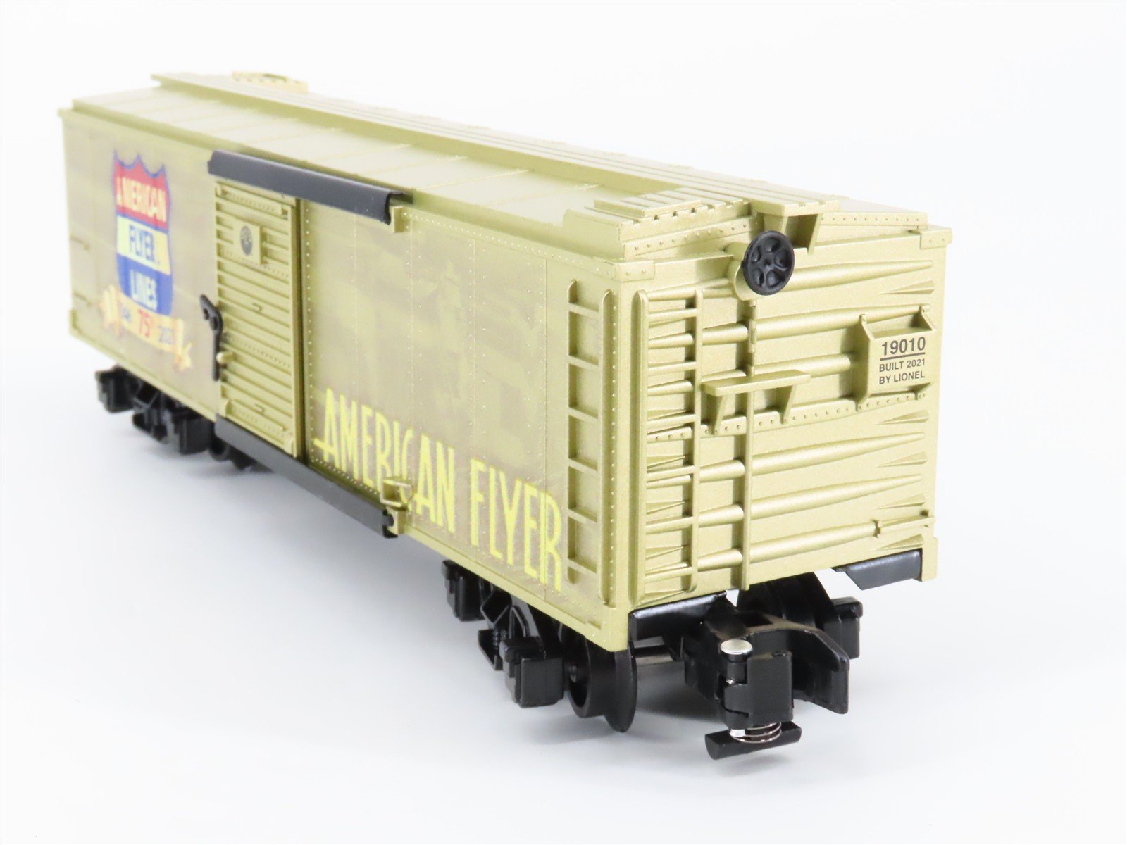 S Gauge Gilbert American Flyer 2119010 75th Anniversary Single Door Box Car
