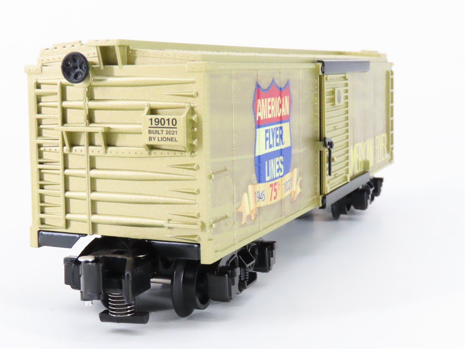 S Gauge Gilbert American Flyer 2119010 75th Anniversary Single Door Box Car