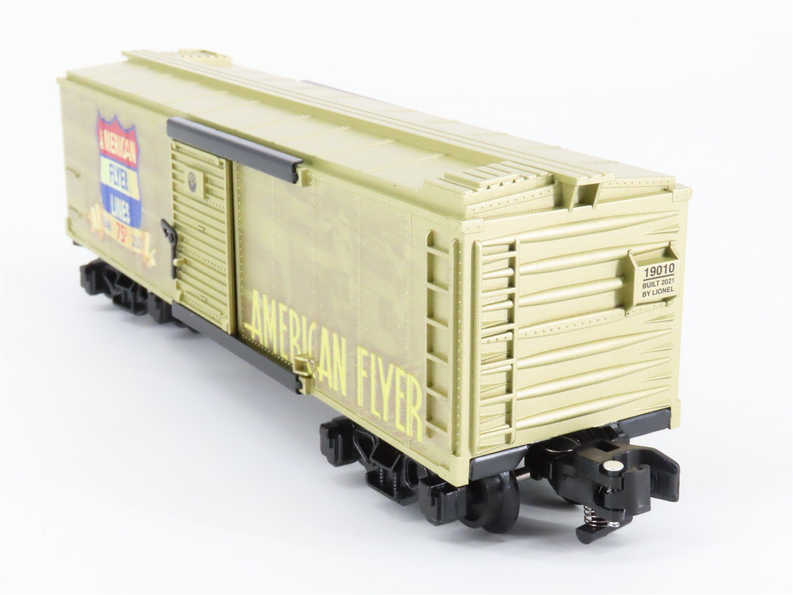 S Gauge Gilbert American Flyer 2119010 75th Anniversary Single Door Box Car