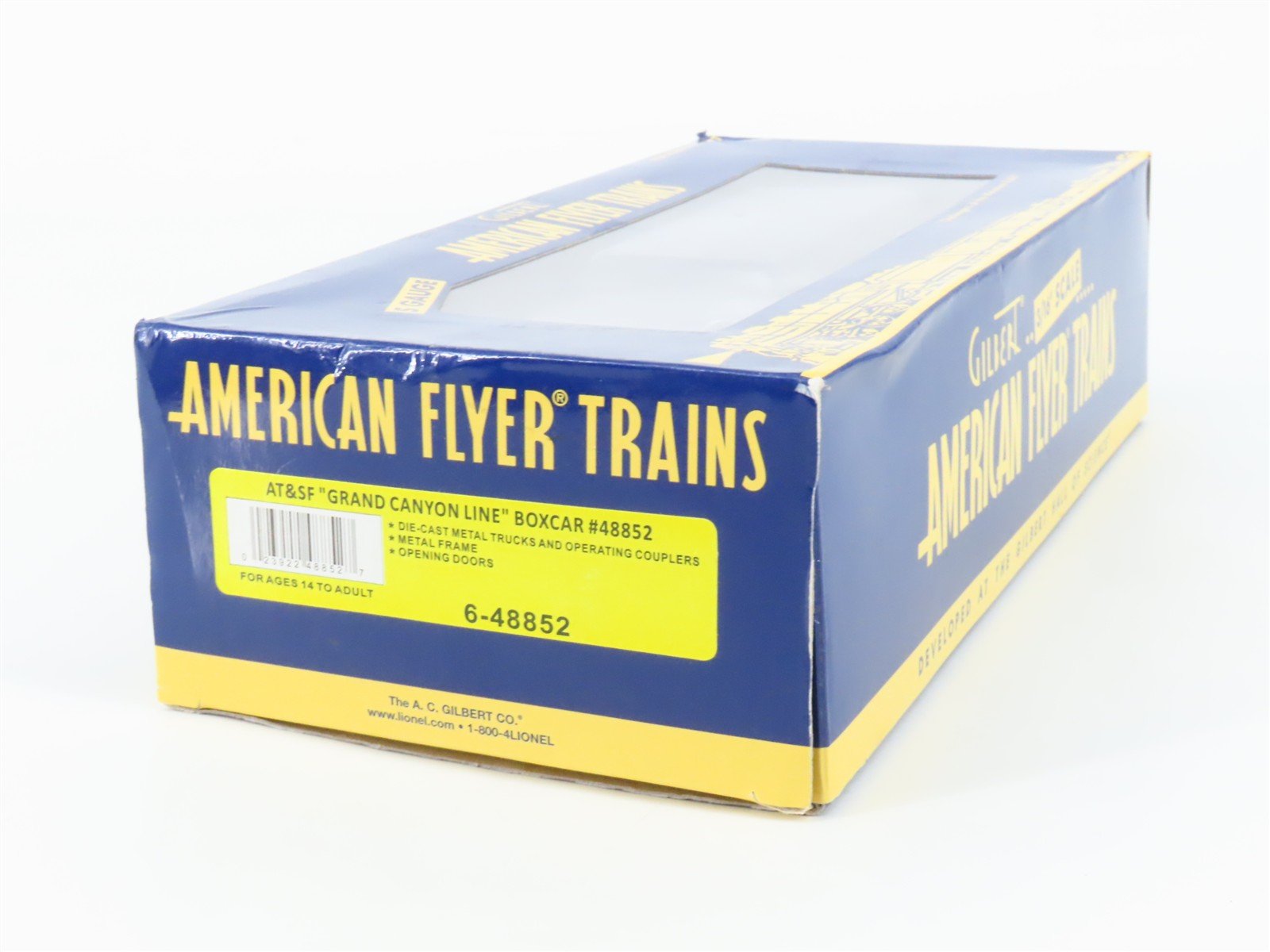 S Gauge Gilbert American Flyer 6-48852 ATSF Grand Canyon Line Box Car #143443
