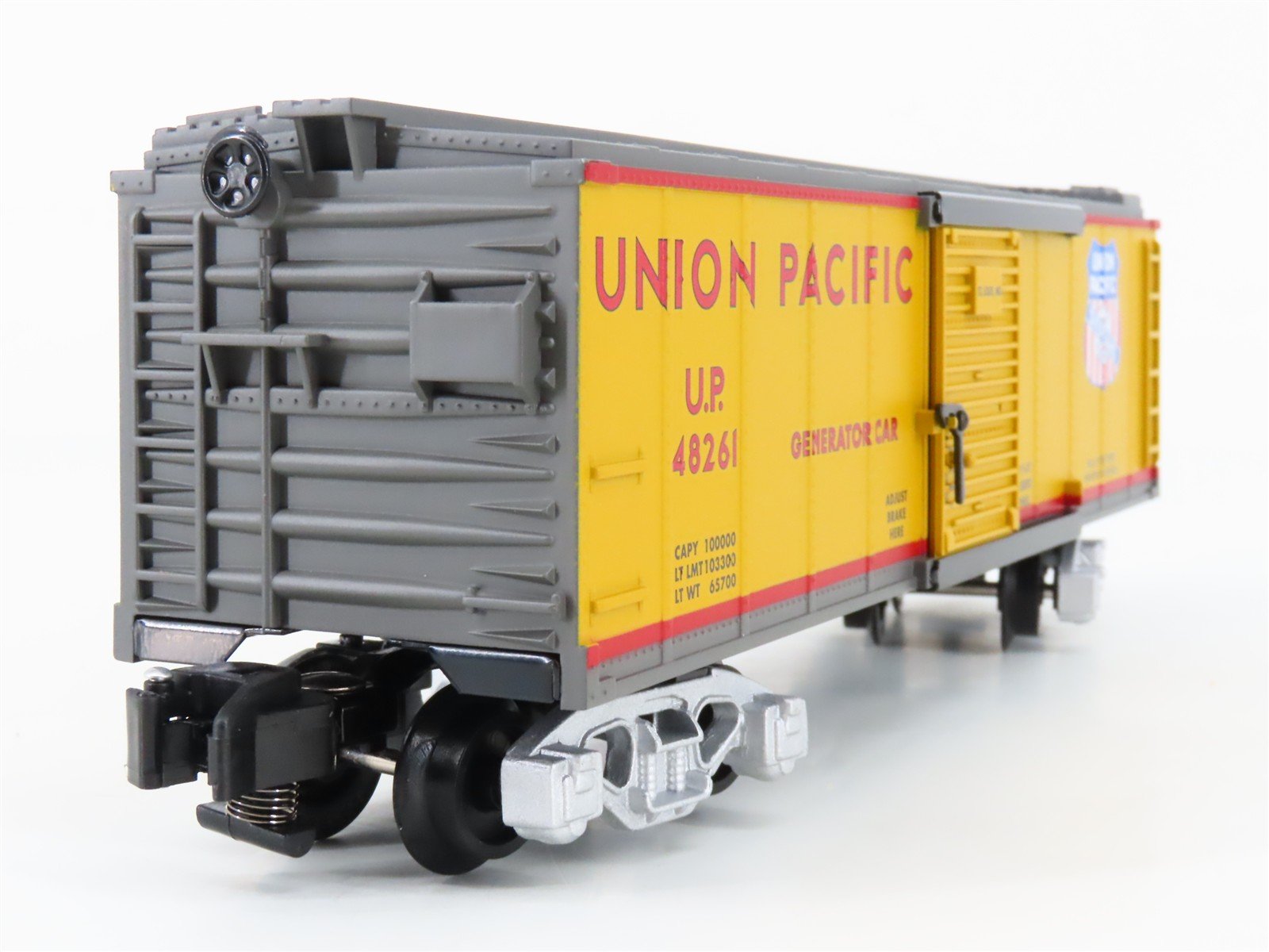 S Gauge Gilbert American Flyer 6-48261 UP Box Car #48261 w/ Generator Load