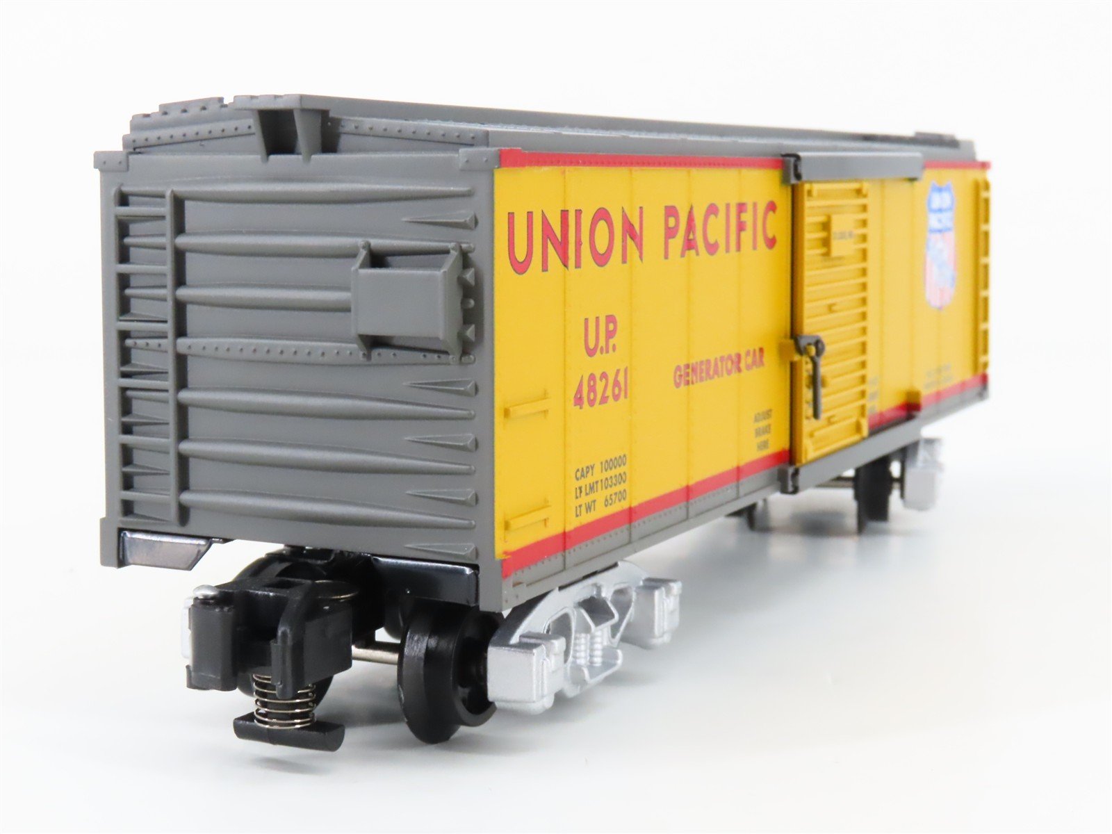 S Gauge Gilbert American Flyer 6-48261 UP Box Car #48261 w/ Generator Load