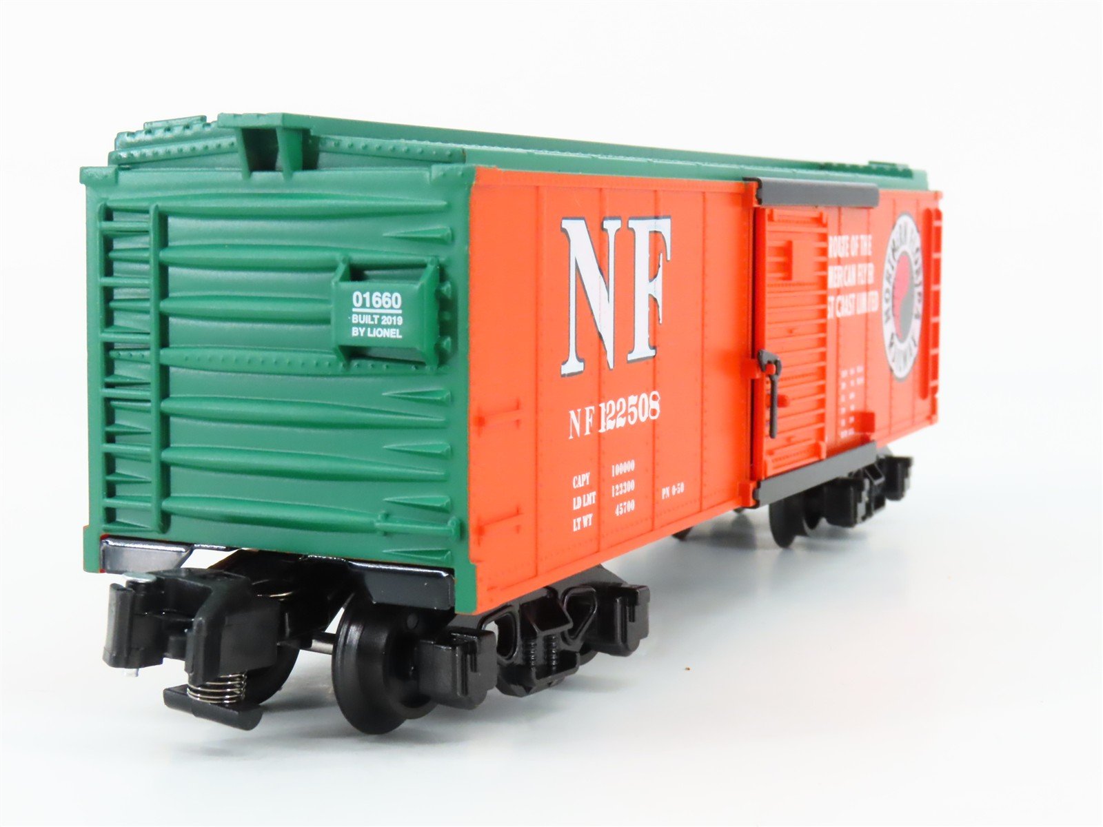S Gauge Gilbert American Flyer 1901660 NF Northern Florida Box Car #122508