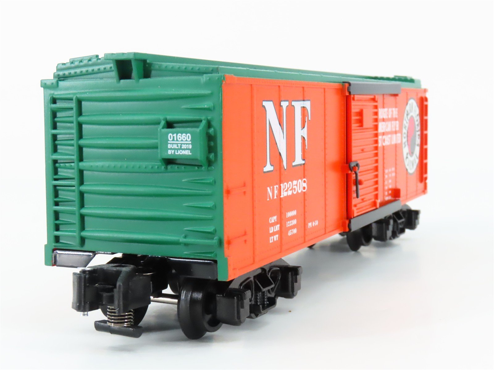 S Gauge Gilbert American Flyer 1901660 NF Northern Florida Box Car #122508