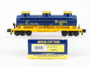 S Gauge Gilbert American Flyer 6-48412 ARR Alaska Triple Dome Tank Car #48412
