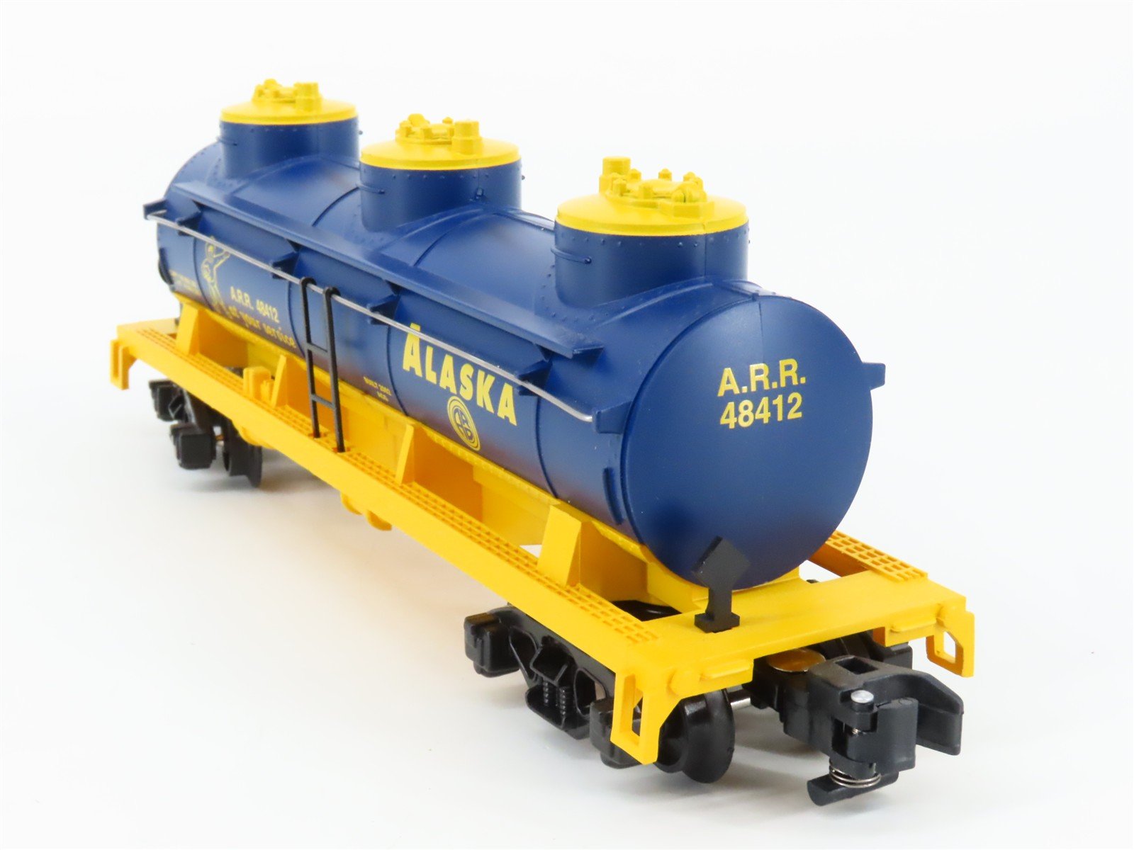 S Gauge Gilbert American Flyer 6-48412 ARR Alaska Triple Dome Tank Car #48412