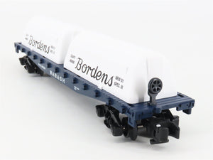 S Gilbert American Flyer 6-48524 WAB Borden's Milk Container Flat Car #25535