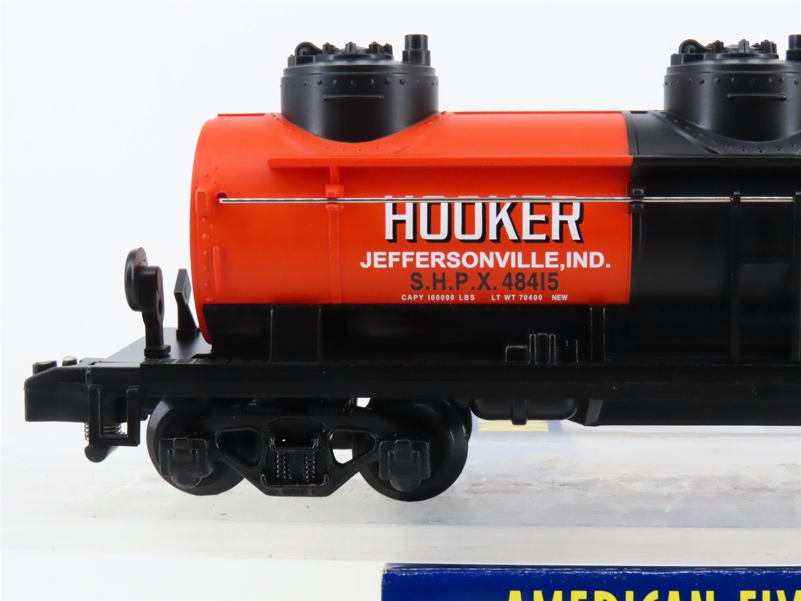 S Gauge Gilbert American Flyer 6-48415 SHPX Hooker Triple Dome Tank Car #48415
