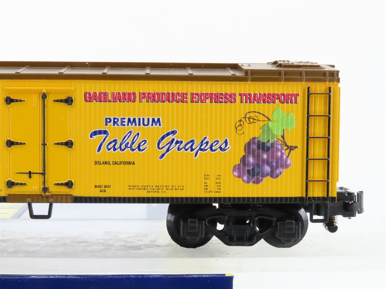 S Gauge Gilbert American Flyer 2101171 GPET Bald Eagle Grapes Reefer #721