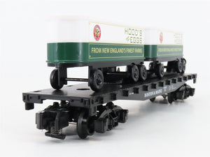 S Gilbert American Flyer 2301091 BMRR Boston & Maine Flat Car #1852 w/ Trailers