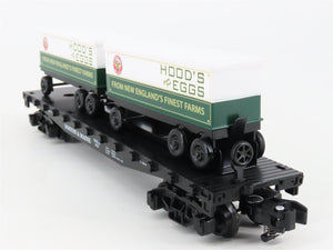 S Gilbert American Flyer 2301091 BMRR Boston & Maine Flat Car #1852 w/ Trailers