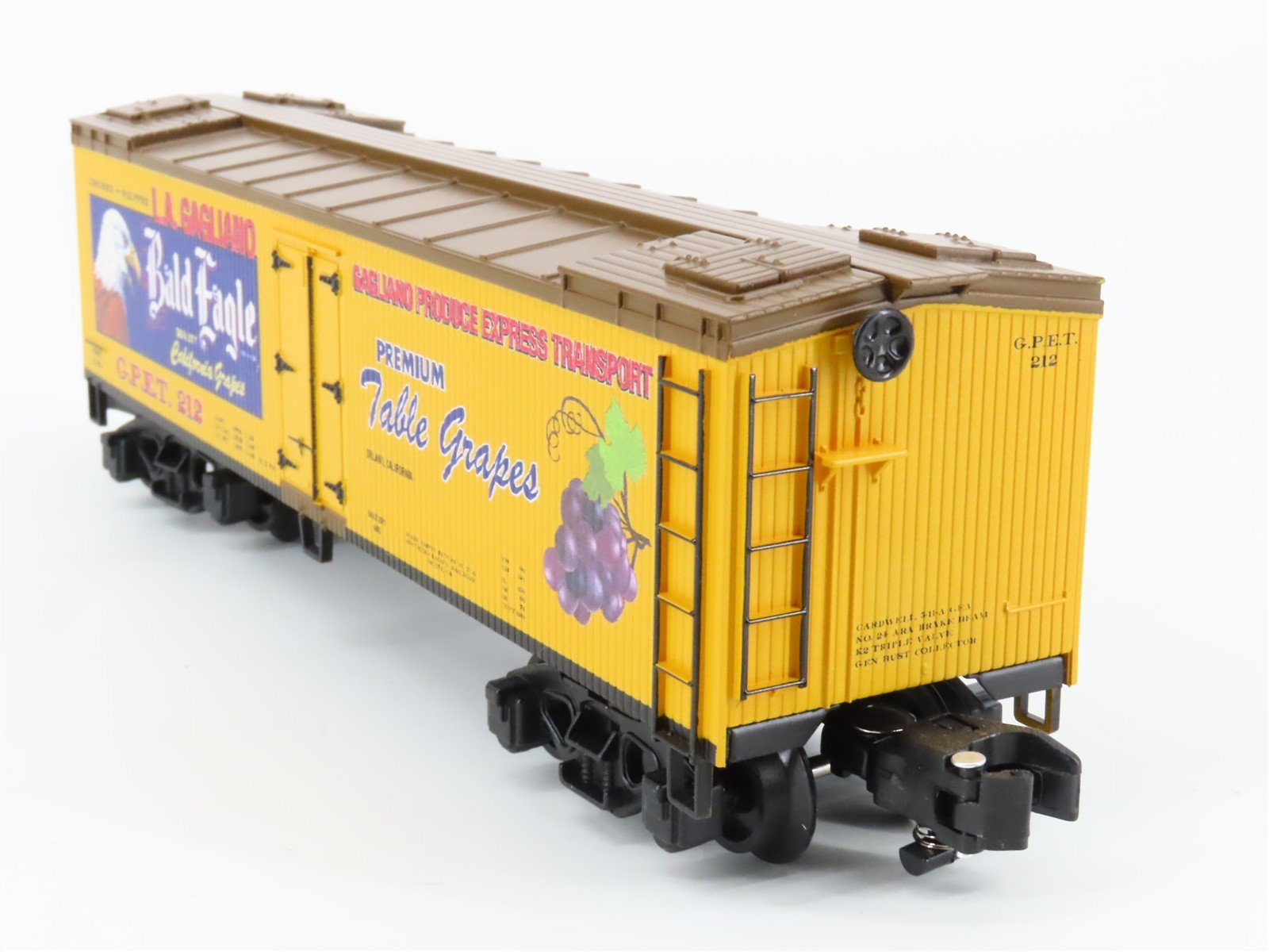 S Gilbert American Flyer 2101172 GPET Bald Eagle Grapes Woodside Reefer #212