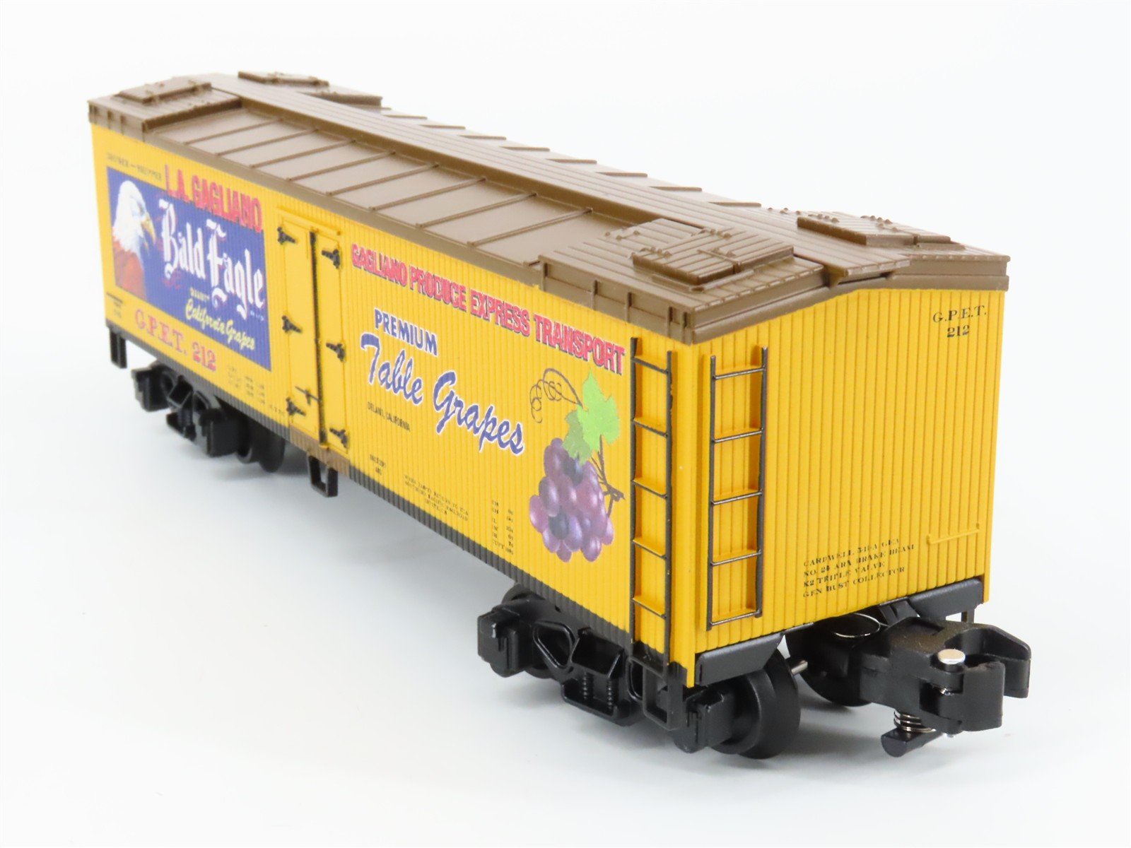 S Gilbert American Flyer 2101172 GPET Bald Eagle Grapes Woodside Reefer #212