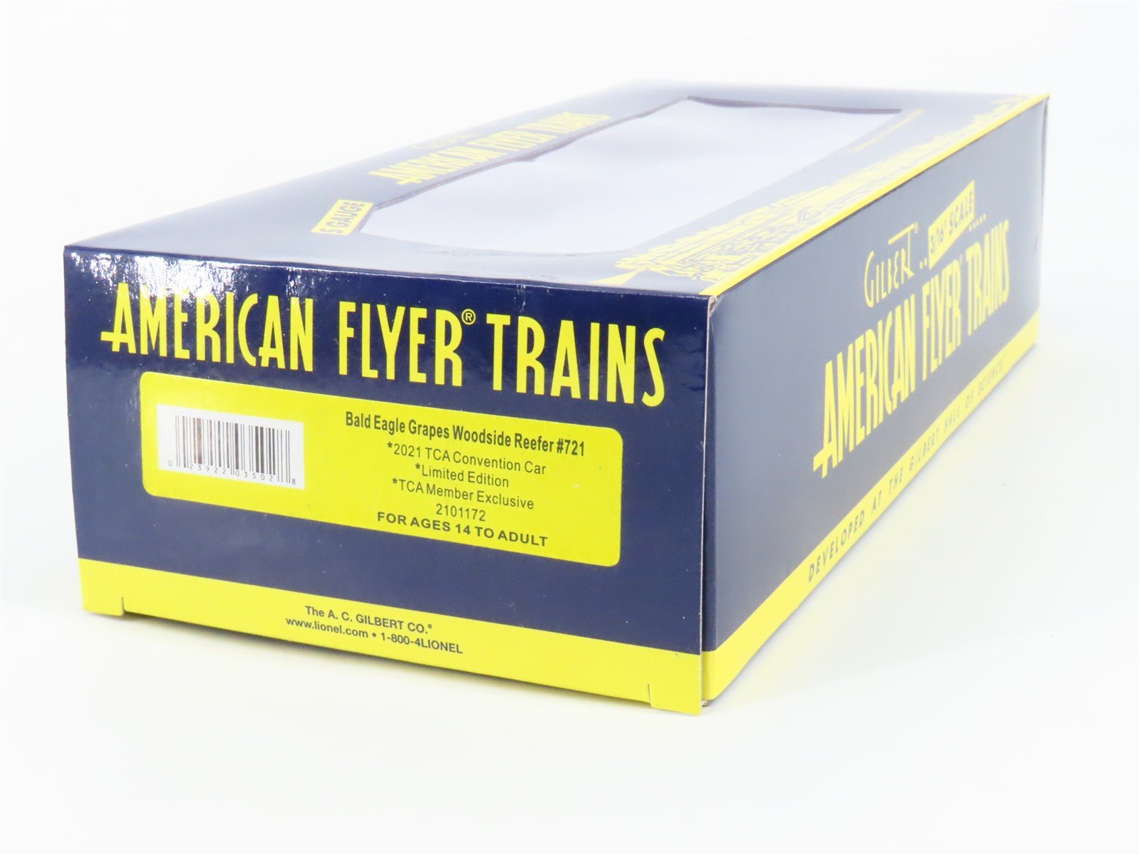 S Gilbert American Flyer 2101172 GPET Bald Eagle Grapes Woodside Reefer #212