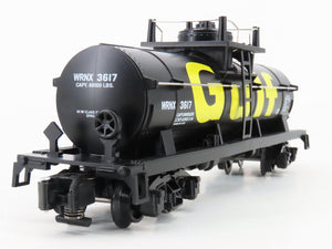 S Gauge Gilbert American Flyer 6-44010 WRNX Gulf Single Dome Tank Car #3617