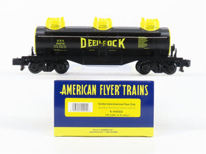 S Gauge Gilbert American Flyer 6-44002 DRX Deep Rock Triple Dome Tank Car #24318
