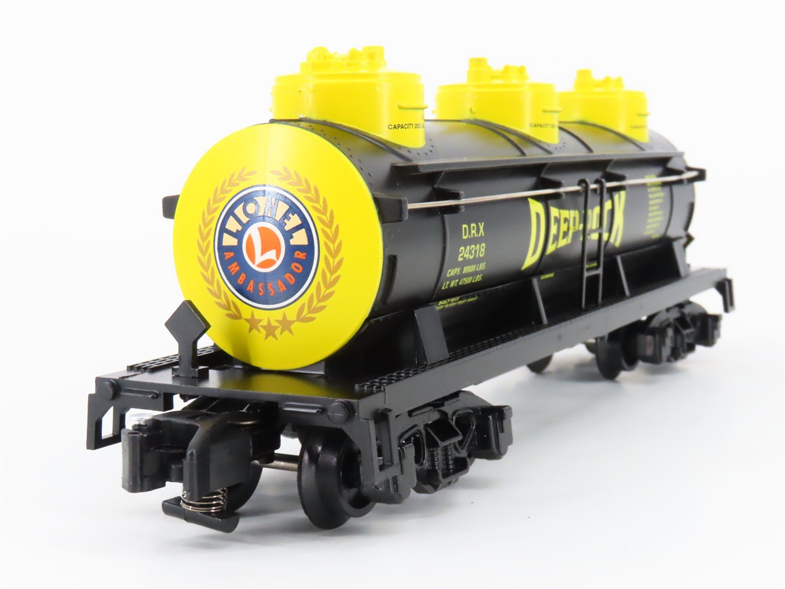 S Gauge Gilbert American Flyer 6-44002 DRX Deep Rock Triple Dome Tank Car #24318