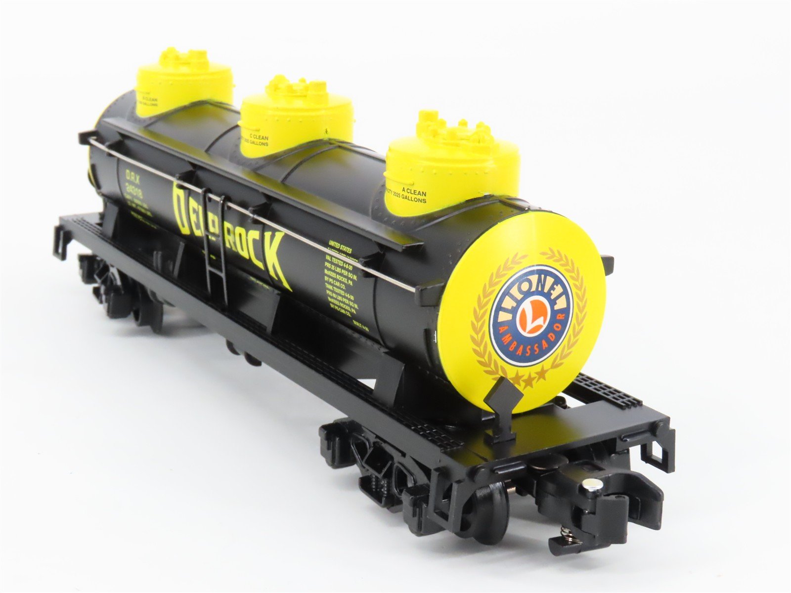 S Gauge Gilbert American Flyer 6-44002 DRX Deep Rock Triple Dome Tank Car #24318