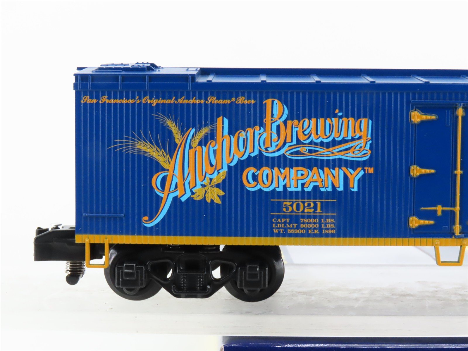 S Gauge Gilbert American Flyer 2101332 Anchor Brewing Woodside Reefer #5021