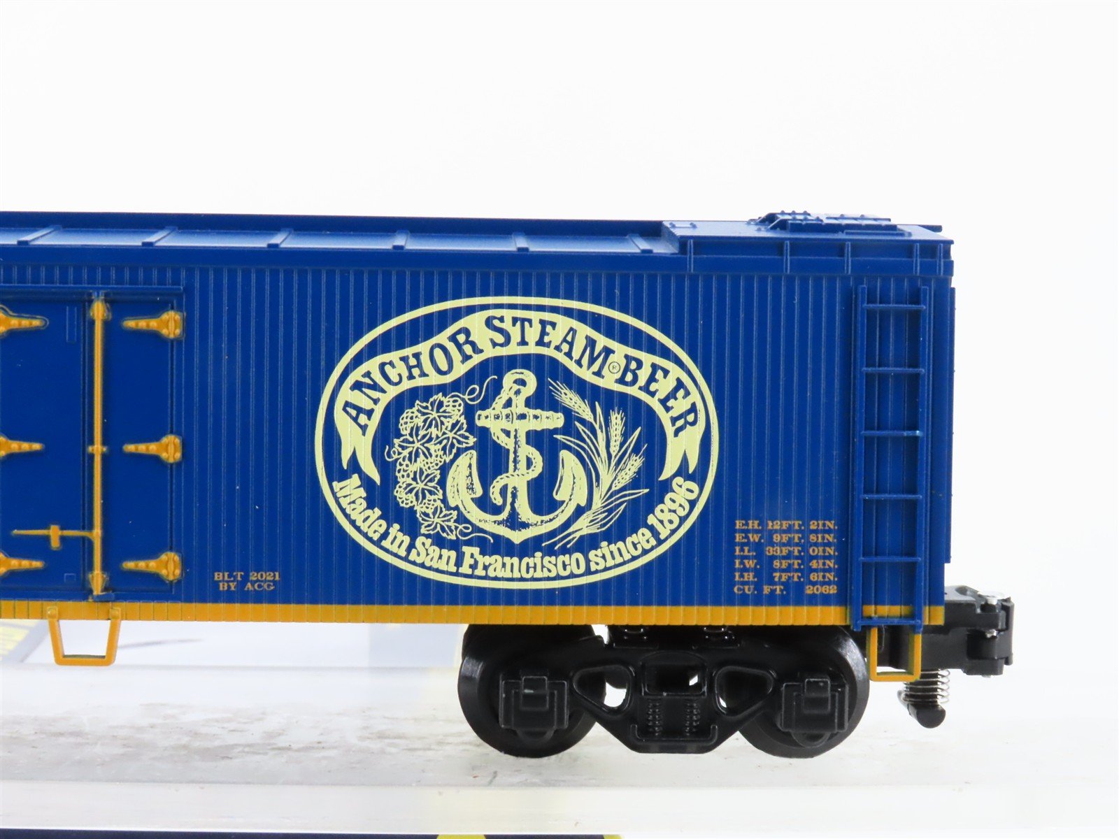 S Gauge Gilbert American Flyer 2101332 Anchor Brewing Woodside Reefer #5021