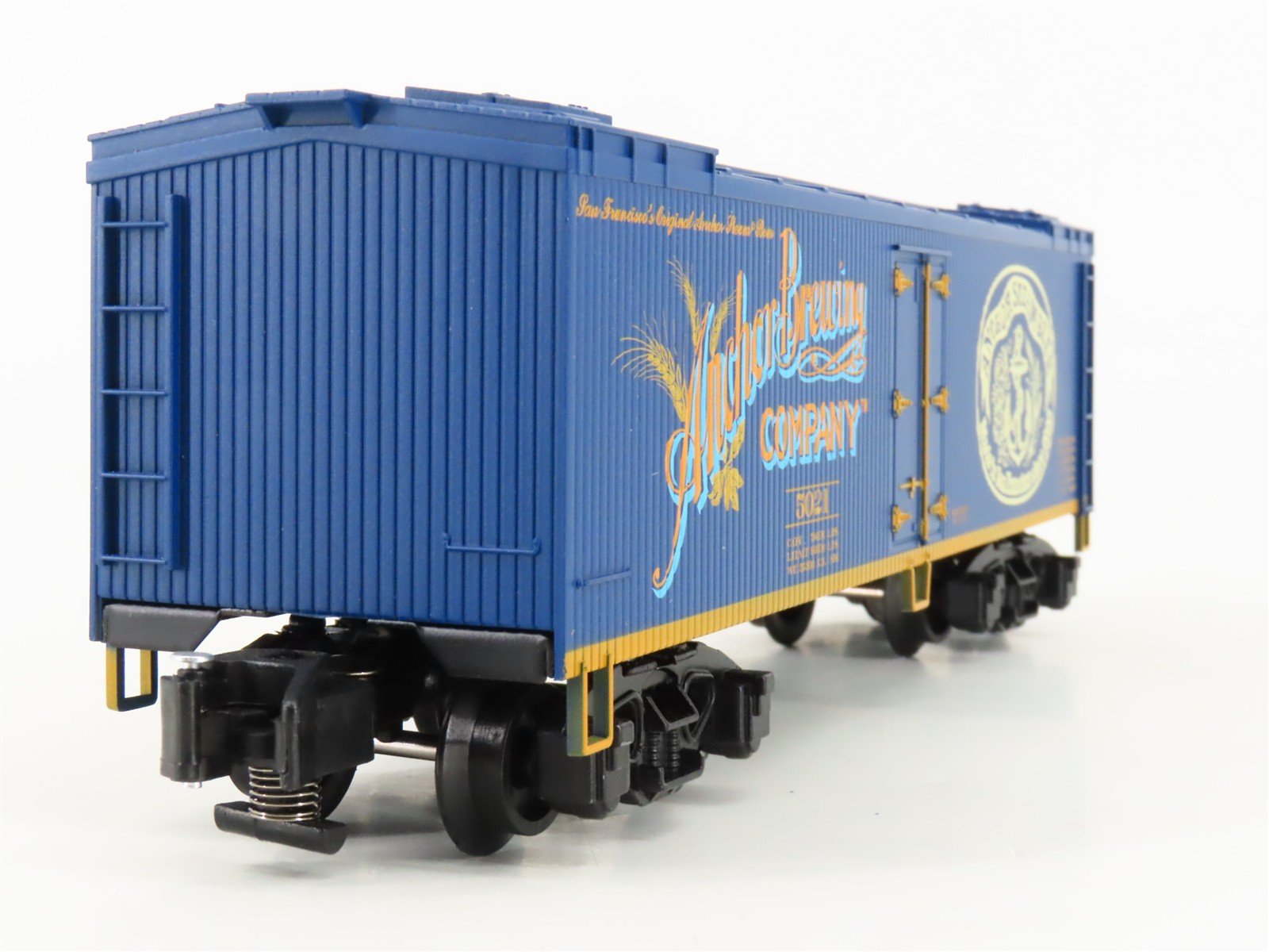 S Gauge Gilbert American Flyer 2101332 Anchor Brewing Woodside Reefer #5021