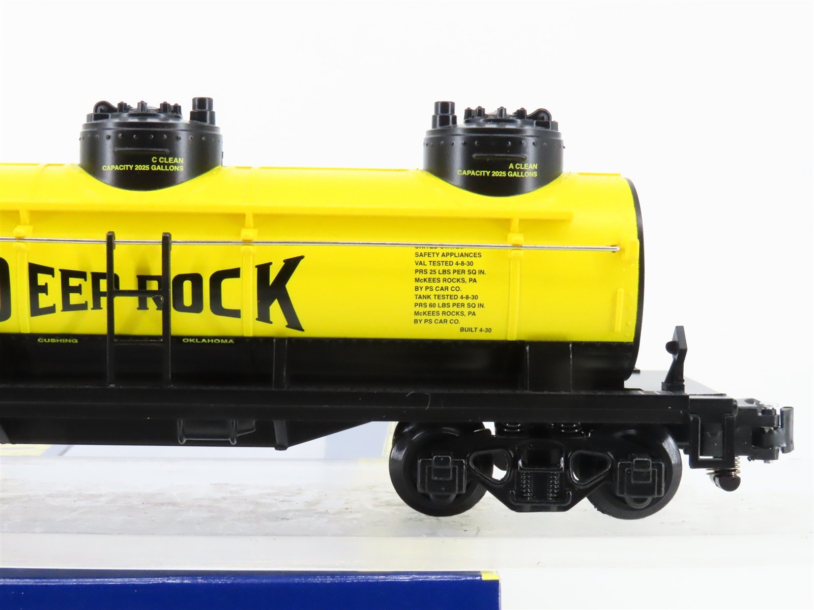 S Gauge Gilbert American Flyer 6-44003 DRX Deep Rock Triple Dome Tank Car #24317