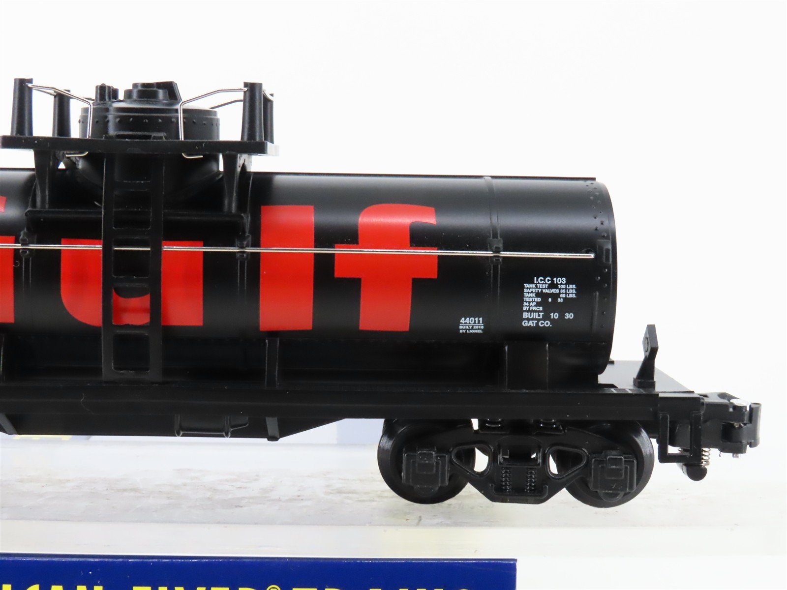 S Gauge Gilbert American Flyer 6-44011 WRNX Gulf Single Dome Tank Car #3618