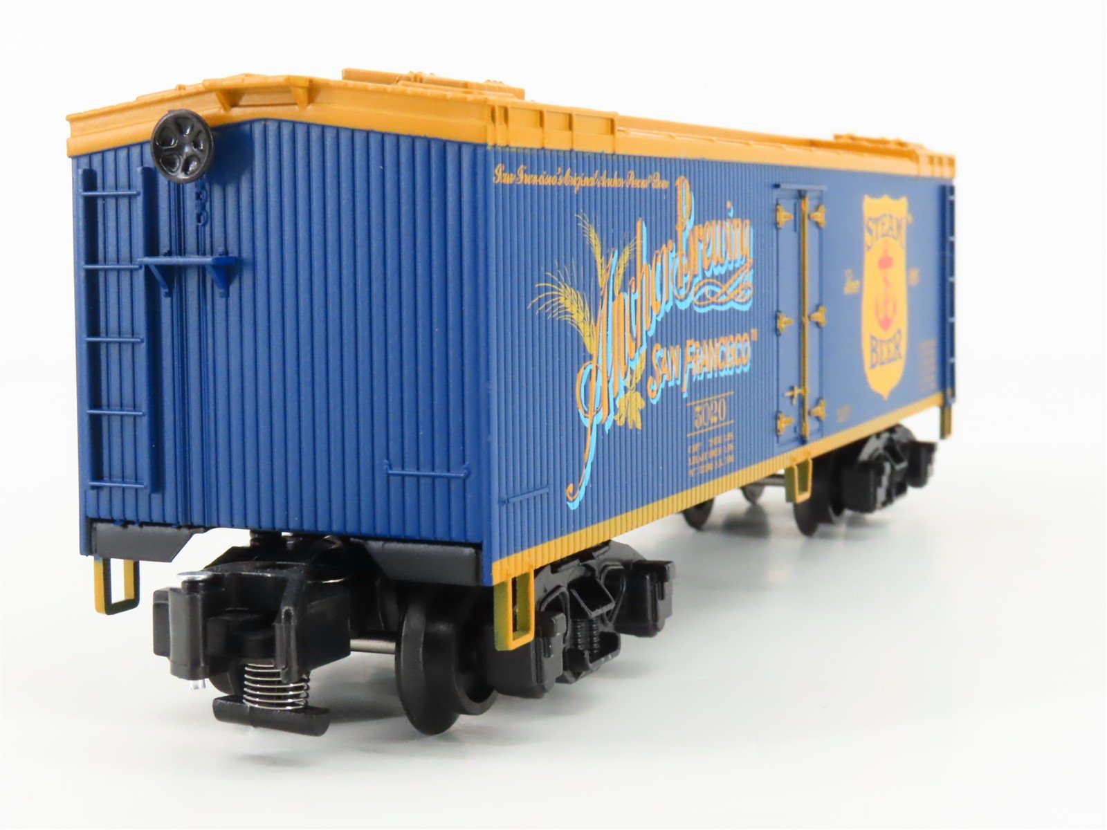 S Gauge Gilbert American Flyer 2101331 Anchor Brewing Woodside Reefer #5020