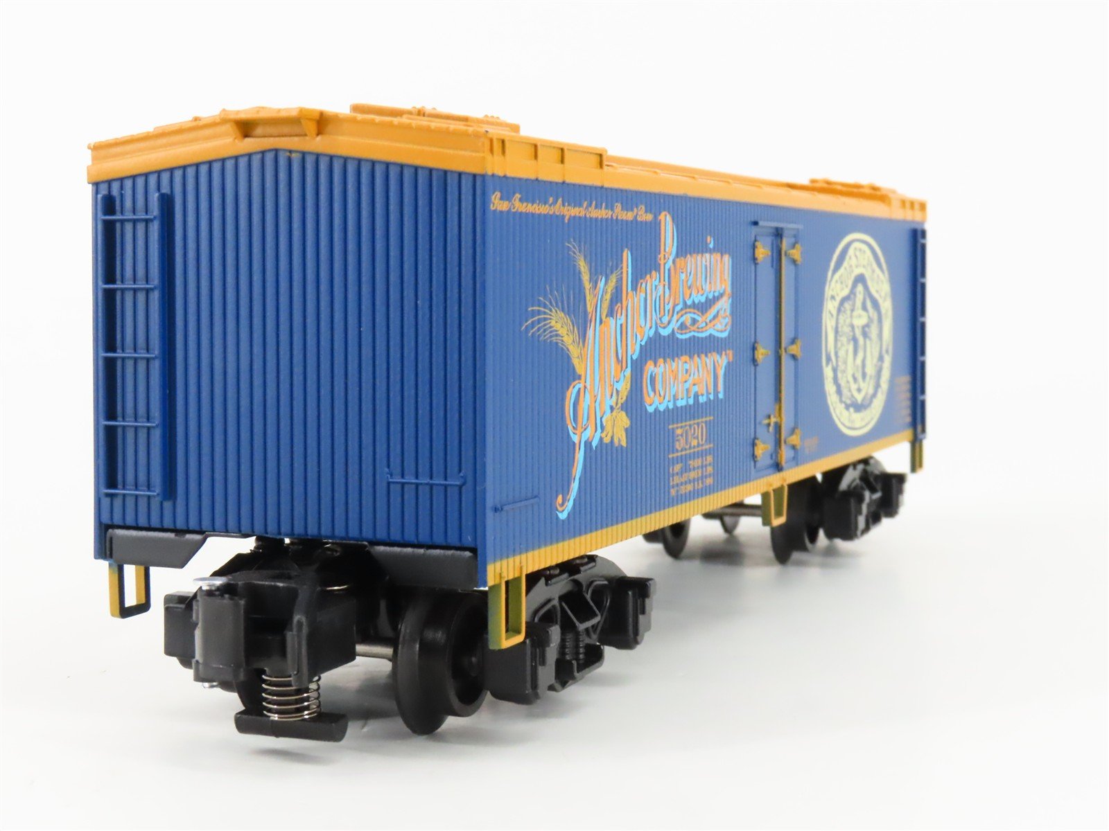 S Gauge Gilbert American Flyer 2101331 Anchor Brewing Woodside Reefer #5020