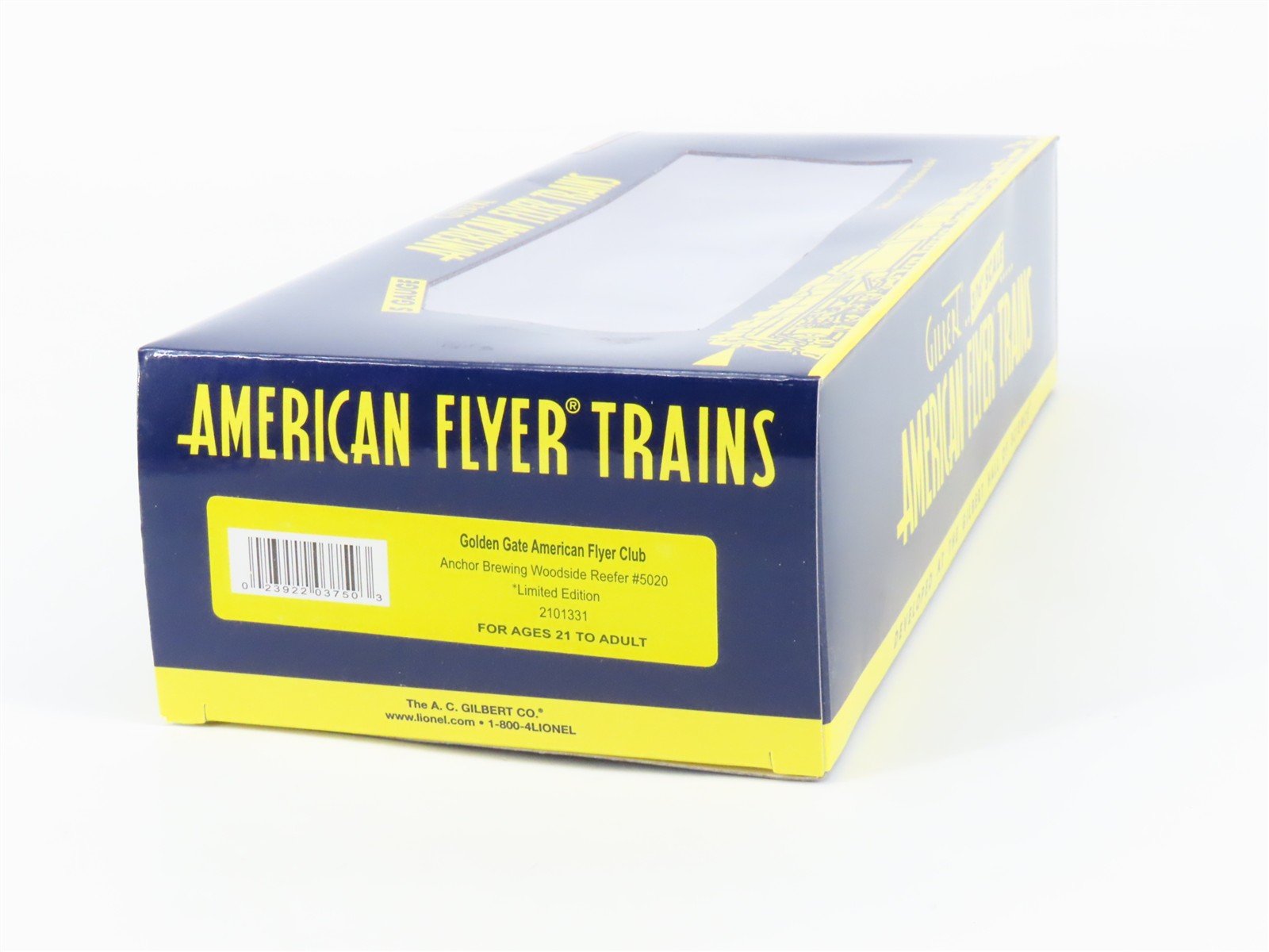 S Gauge Gilbert American Flyer 2101331 Anchor Brewing Woodside Reefer #5020