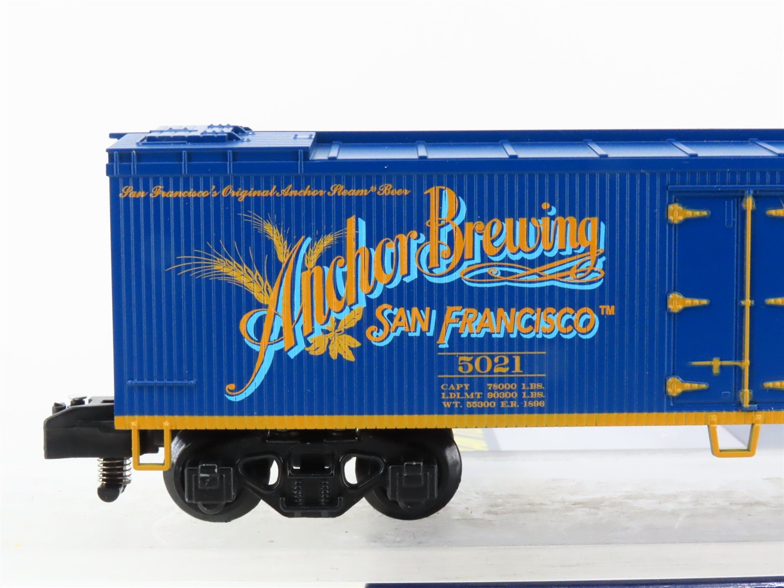 S Gauge Gilbert American Flyer 2101332 Anchor Brewing Woodside Reefer #5021