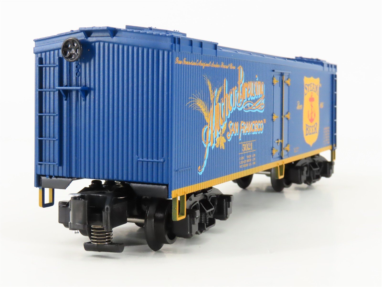S Gauge Gilbert American Flyer 2101332 Anchor Brewing Woodside Reefer #5021