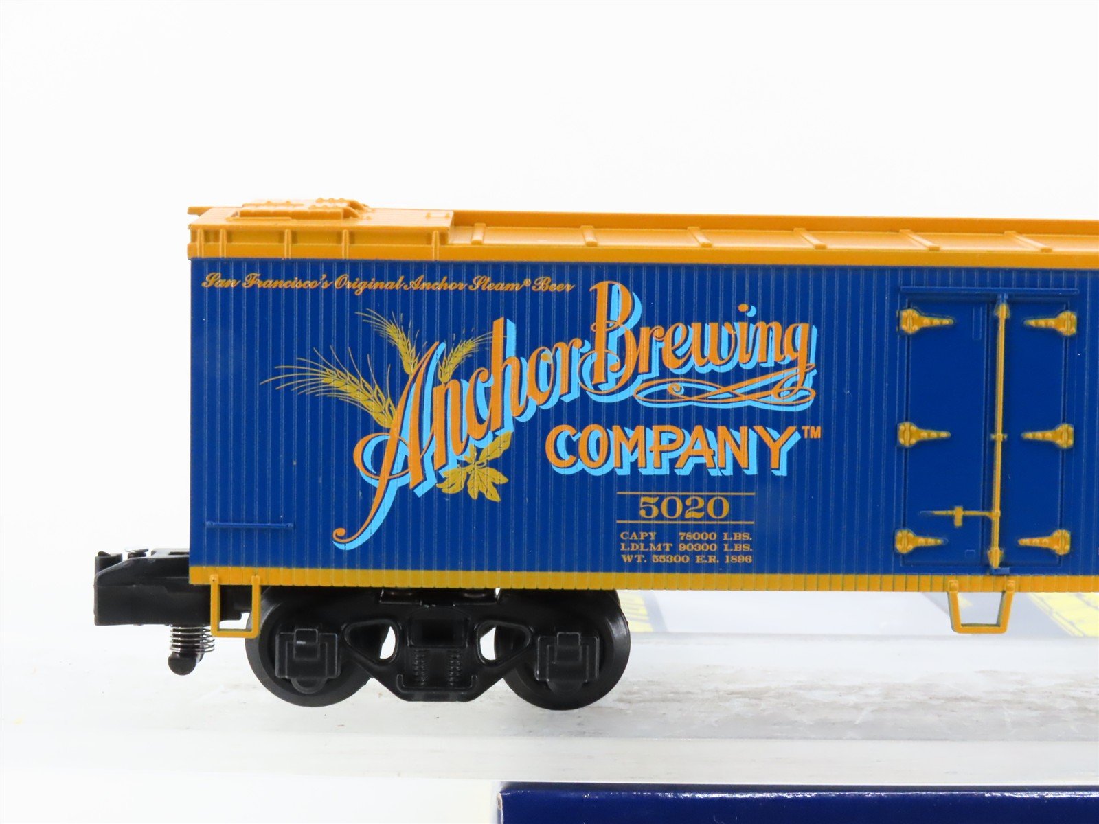 S Gauge Gilbert American Flyer 2101331 Anchor Brewing Woodside Reefer #5020