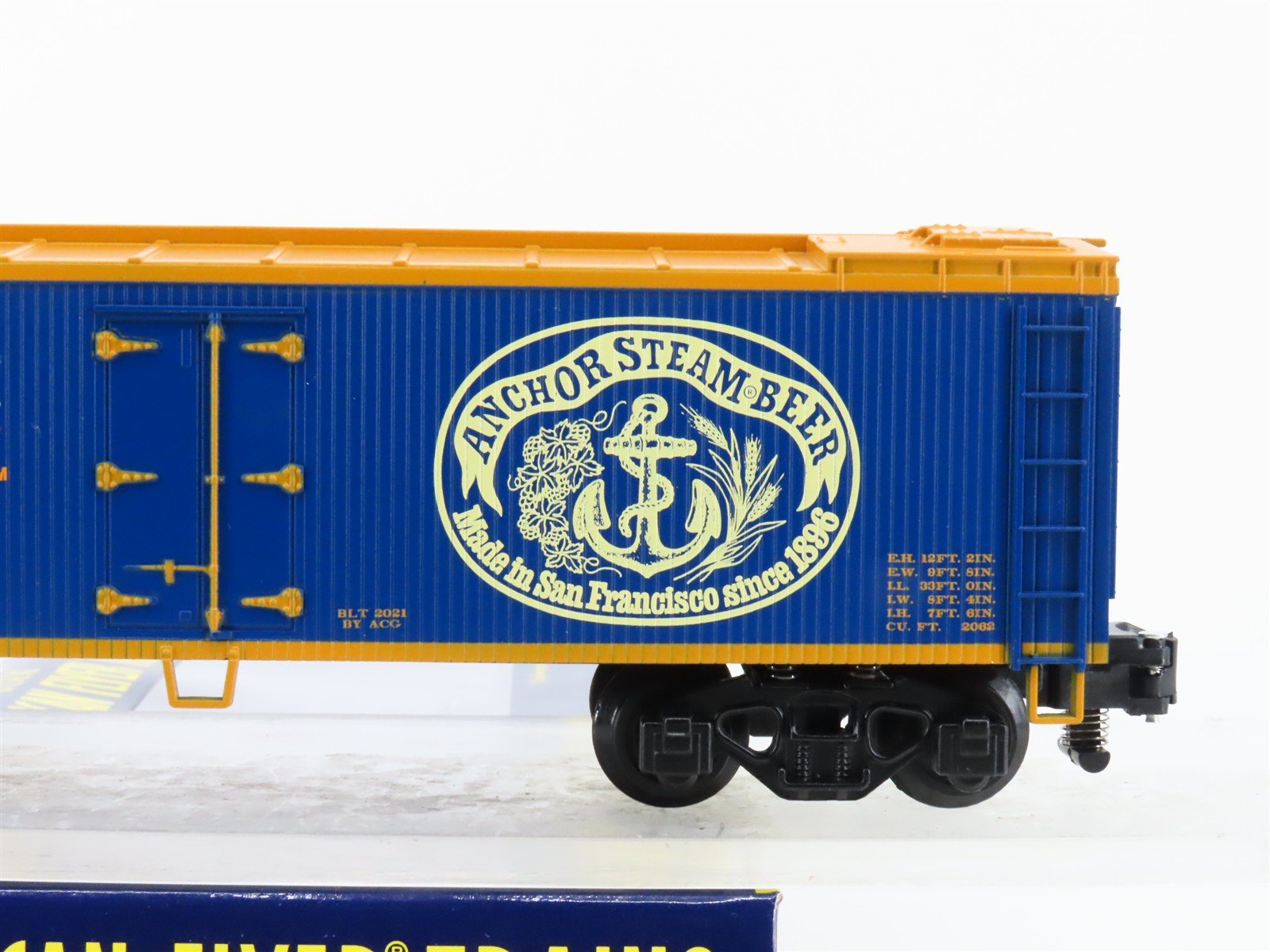S Gauge Gilbert American Flyer 2101331 Anchor Brewing Woodside Reefer #5020