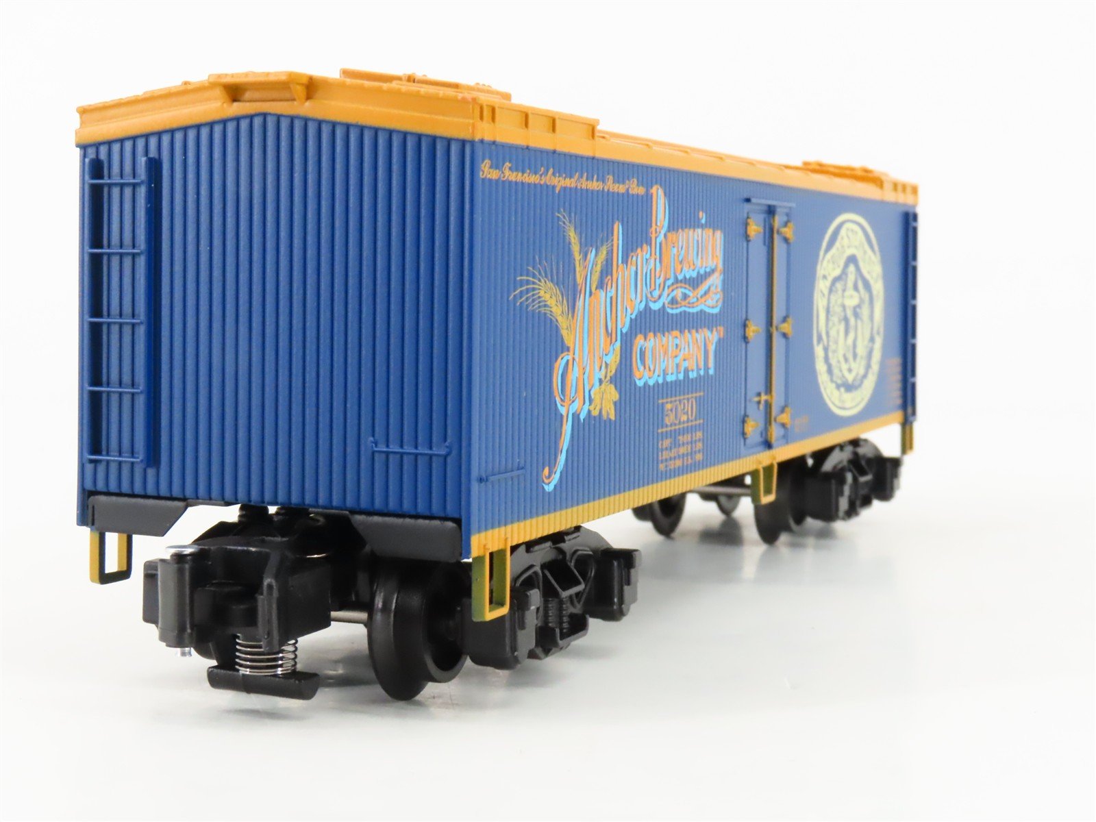 S Gauge Gilbert American Flyer 2101331 Anchor Brewing Woodside Reefer #5020
