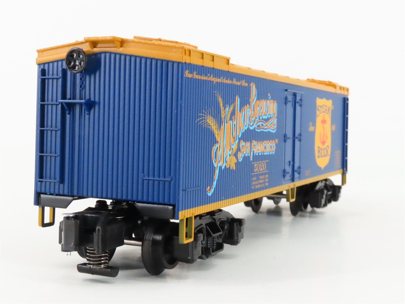S Gauge Gilbert American Flyer 2101331 Anchor Brewing Woodside Reefer #5020