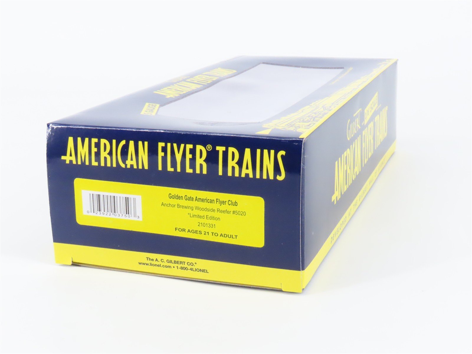 S Gauge Gilbert American Flyer 2101331 Anchor Brewing Woodside Reefer #5020
