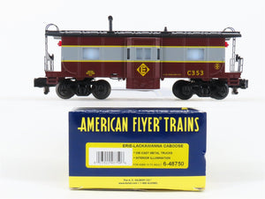 S Gauge Gilbert American Flyer 6-48750 EL Erie Lackawanna Lighted Caboose #C353