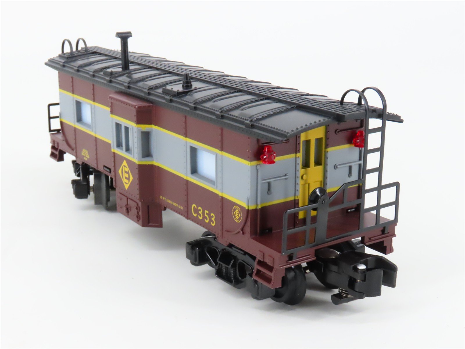 S Gauge Gilbert American Flyer 6-48750 EL Erie Lackawanna Lighted Caboose #C353