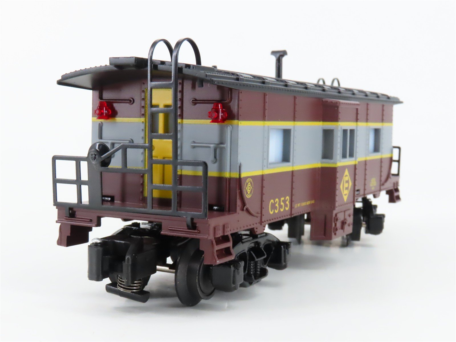 S Gauge Gilbert American Flyer 6-48750 EL Erie Lackawanna Lighted Caboose #C353