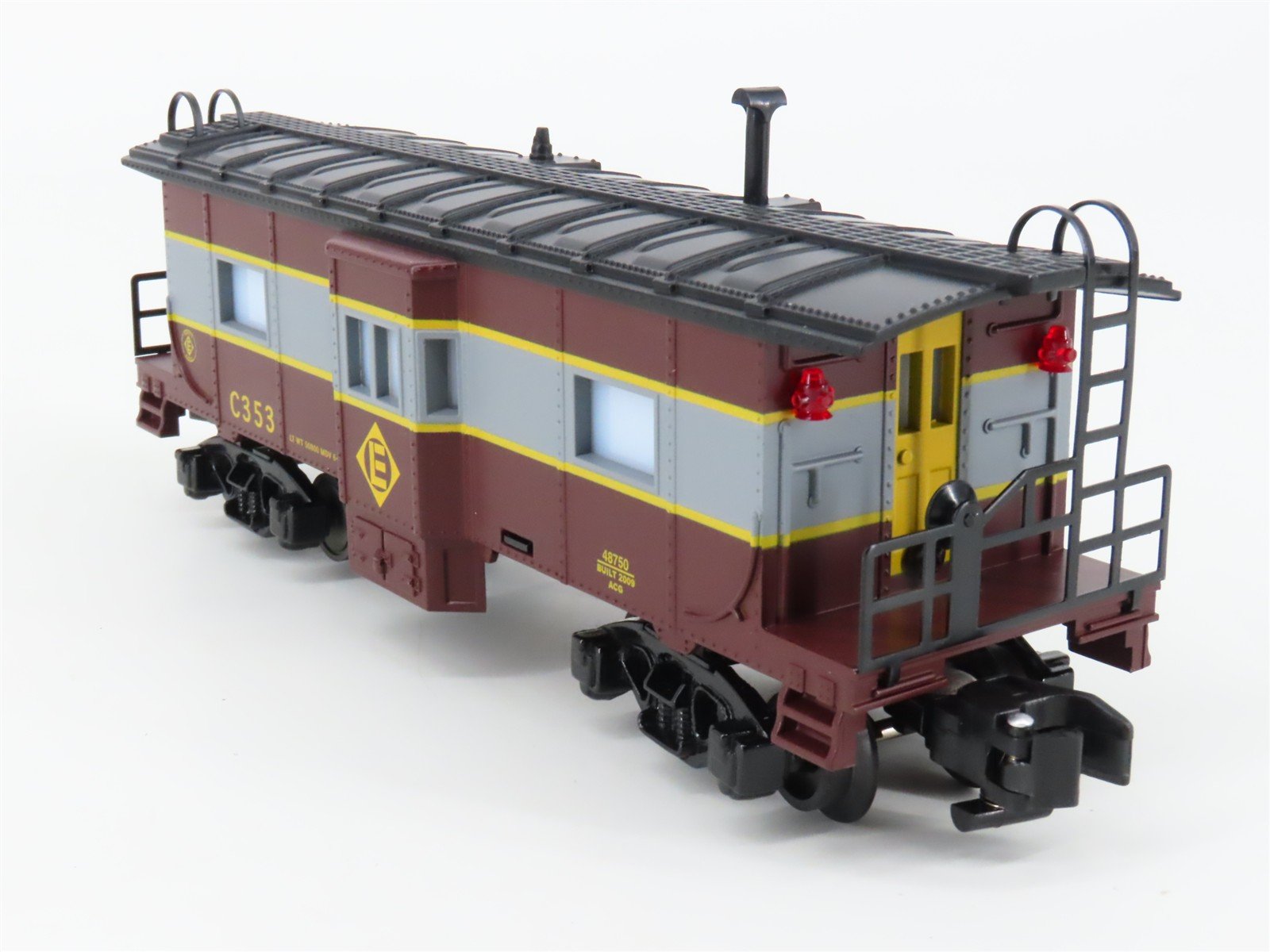 S Gauge Gilbert American Flyer 6-48750 EL Erie Lackawanna Lighted Caboose #C353