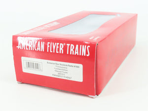 S Gauge American Flyer 2001011 SLRX Budweiser Beer Woodside Reefer #1800