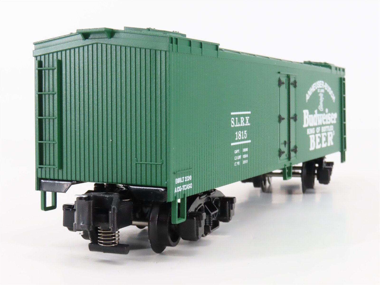 S Gauge American Flyer 2001014 SLRX Budweiser Beer Woodside Reefer #1815