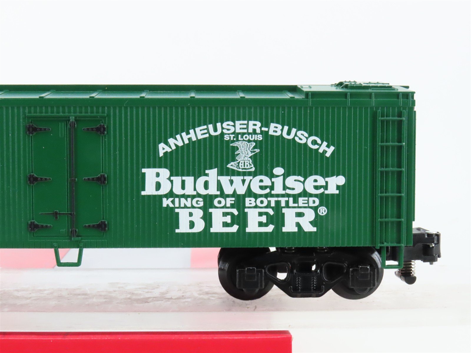 S Gauge American Flyer 2001015 SLRX Budweiser Beer Woodside Reefer #1819