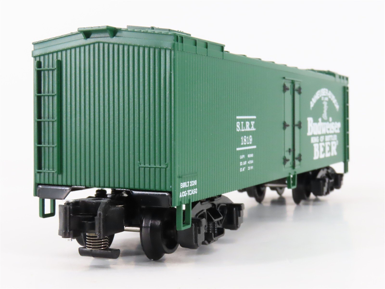 S Gauge American Flyer 2001015 SLRX Budweiser Beer Woodside Reefer #1819
