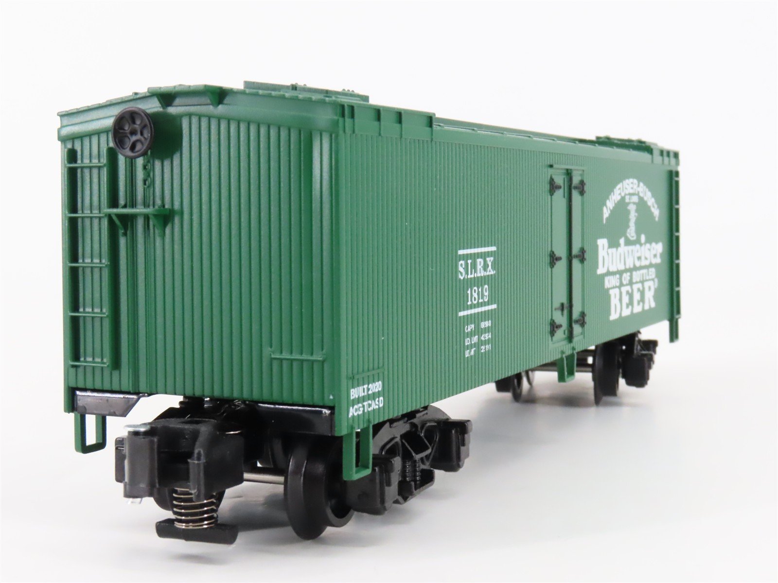 S Gauge American Flyer 2001015 SLRX Budweiser Beer Woodside Reefer #1819