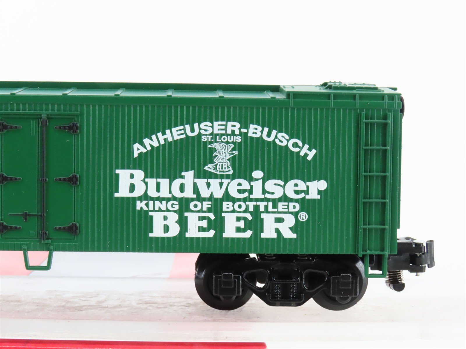 S Gauge American Flyer 2001012 SLRX Budweiser Beer Woodside Reefer #1802